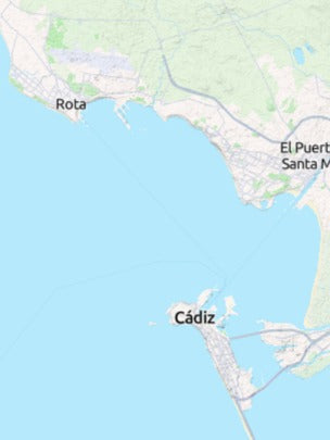 Custom 3d wooden map of Cádiz,Andalusia,Spain