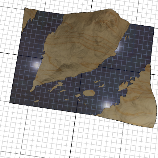 Custom 3d wooden map of Warren County,New York,United States
