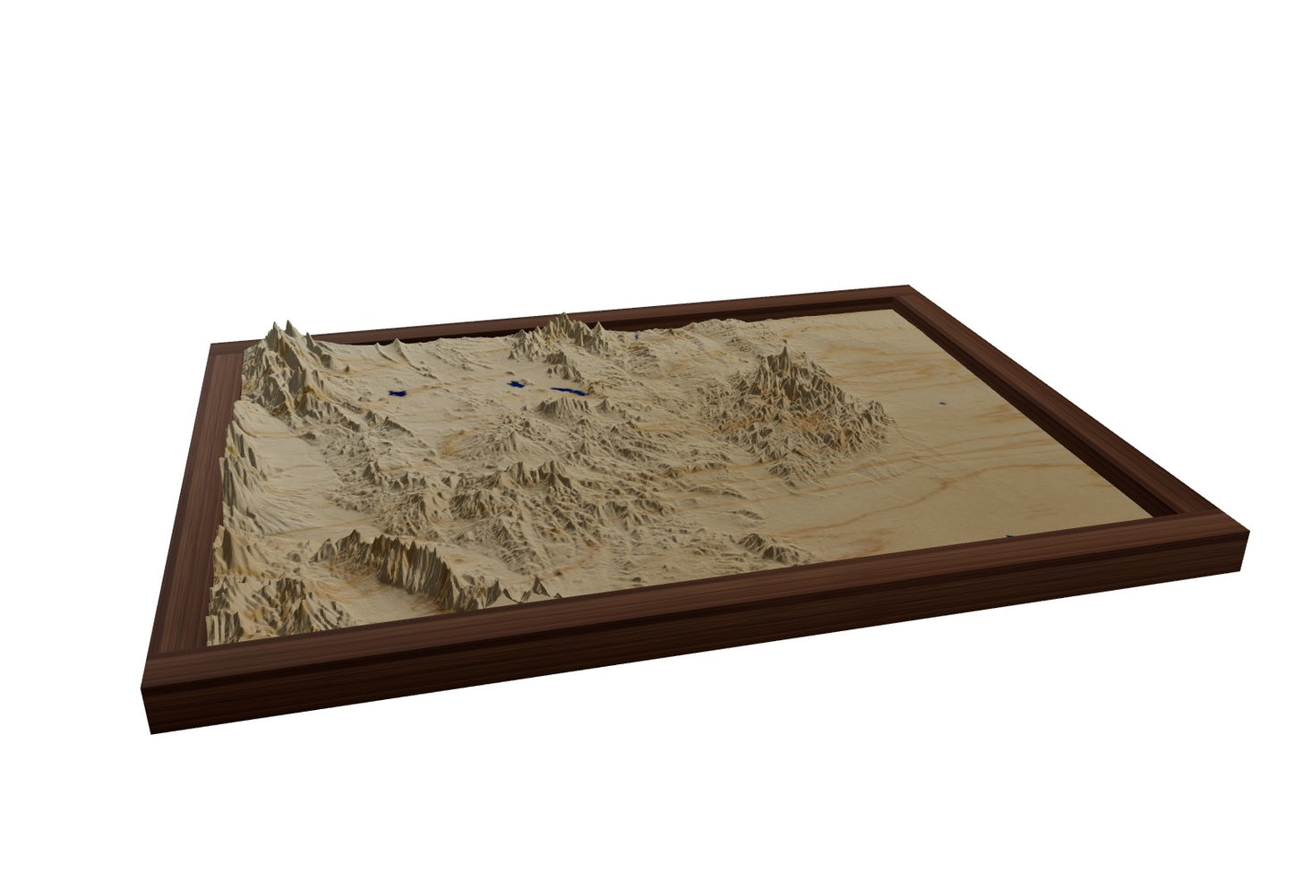 Custom Wooden Map of Park County, Colorado, United States