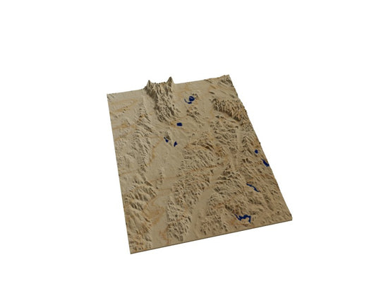Custom Wooden Map of Northwest Hills Planning Region, Connecticut, United States