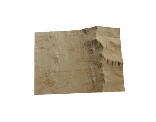 Custom Wooden Map of Addison County, Vermont, United States