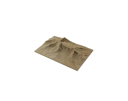 Custom Wooden Map of Chittenden County, Vermont, United States