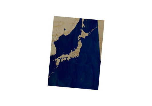 Custom Wooden Map of Gifu, Japan