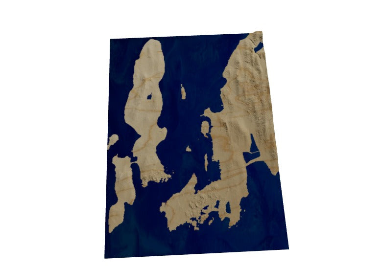 Custom Wooden Map of Newport County, Rhode Island, United States