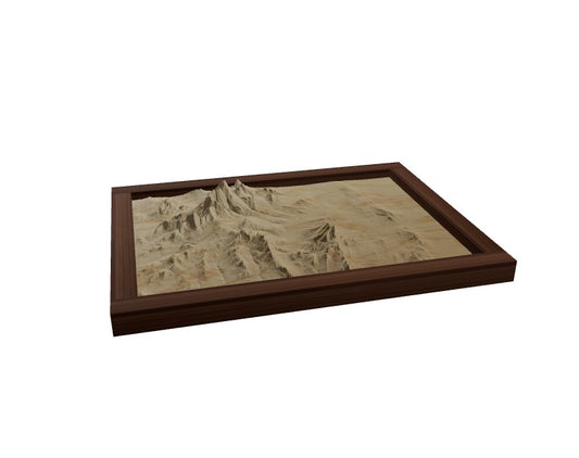 Custom Wooden Map of Rutland County, Vermont, United States