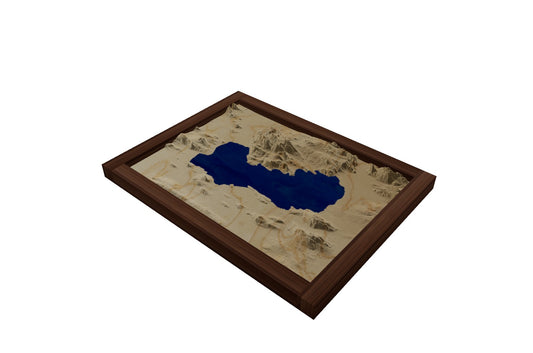 Custom Wooden Map of Chittenden County, Vermont, United States