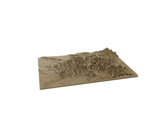 Custom Wooden Map of San Juan County, Colorado, United States