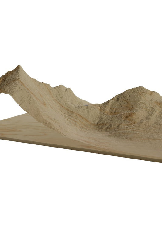 Custom Wooden Map of Coos County, New Hampshire, United States