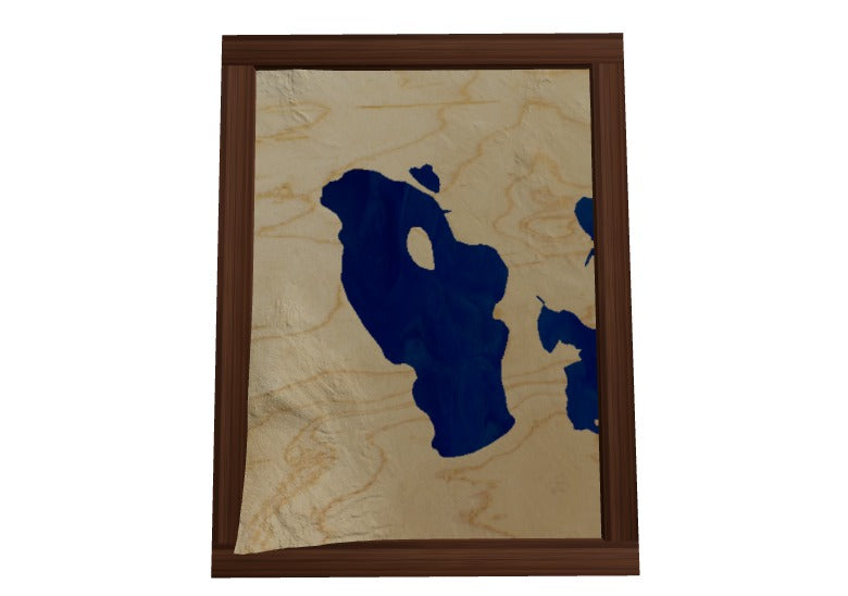 Custom Wooden Map of Essex County, Vermont, United States