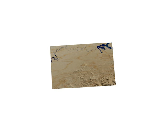 Custom Wooden Map of Sevier County, Tennessee, United States