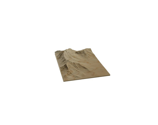 Custom Wooden Map of Lamoille County, Vermont, United States