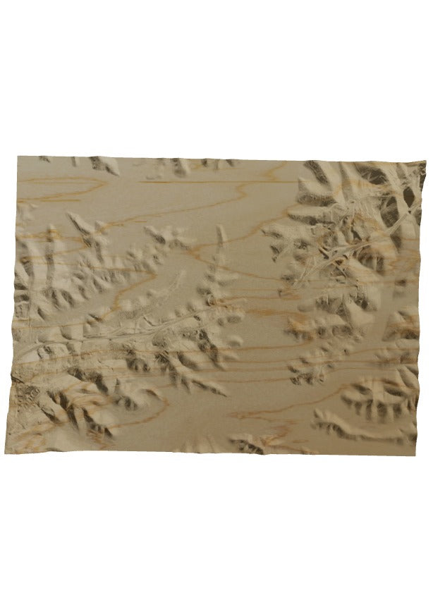 Custom Wooden Map of Camden County, Missouri, United States