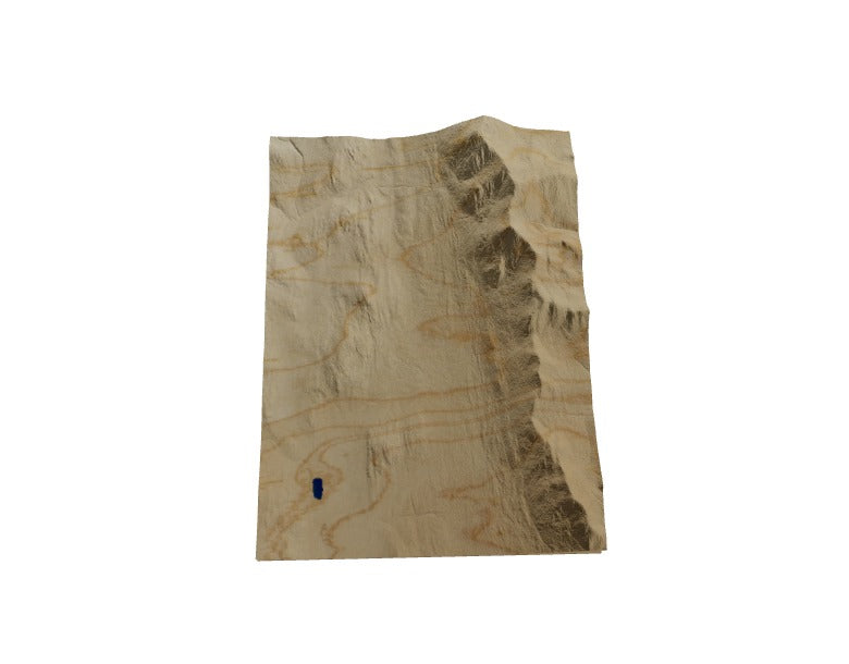 Custom Wooden Map of Addison County, Vermont, United States