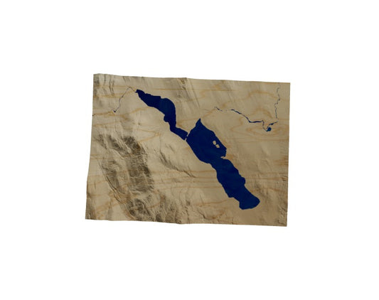 Custom Wooden Map of Grafton County, New Hampshire, United States