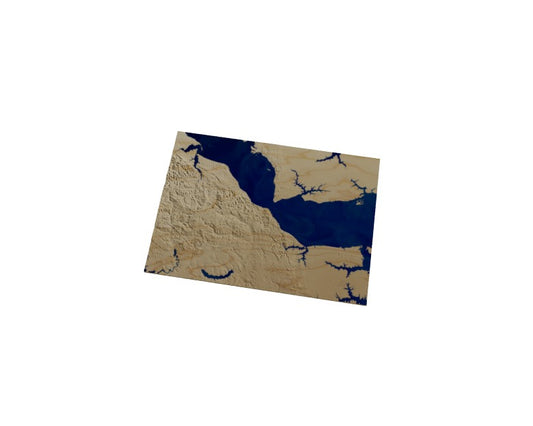 Custom Wooden Map of York County, Virginia, United States