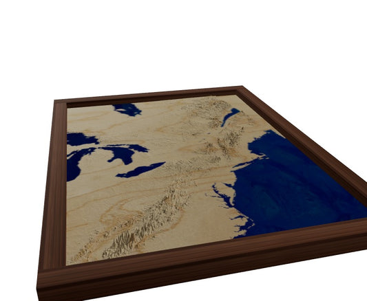 Your Custom Wooden Map