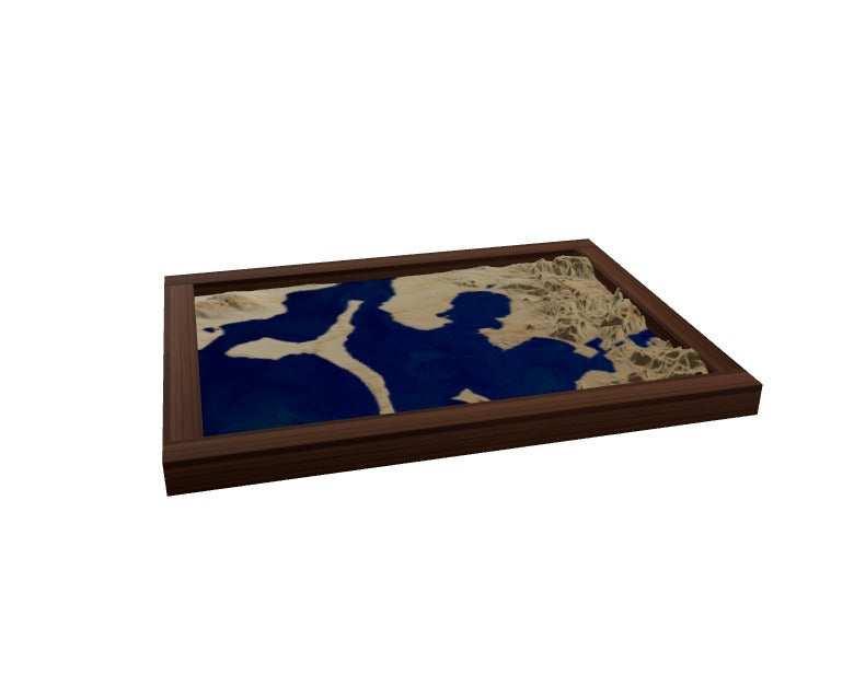 Custom Wooden Map of Barnstable County, Massachusetts, United States