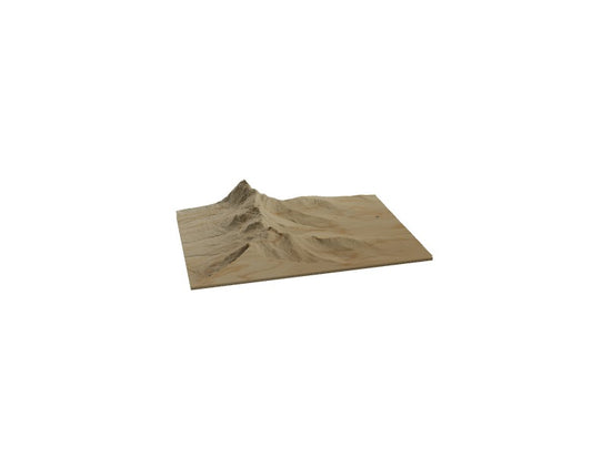 Custom Wooden Map of Washington County, Vermont, United States