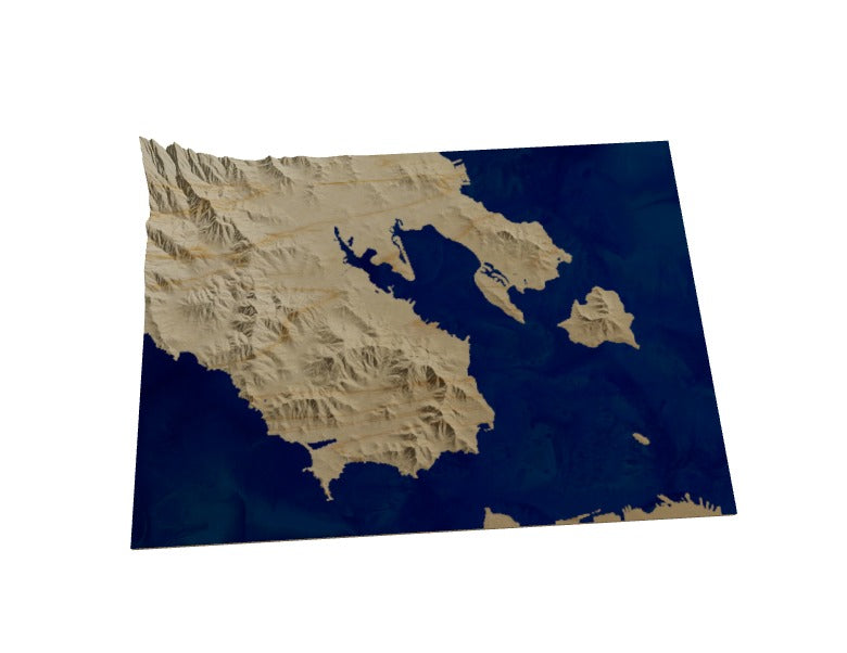 Custom Wooden Map of Marin County, California, United States