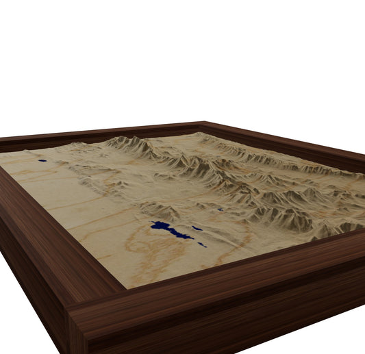 Custom Wooden Map of Addison County, Vermont, United States
