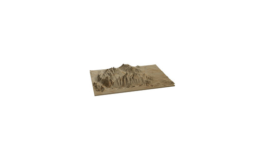 Custom Wooden Map of Chelan County, Washington, United States