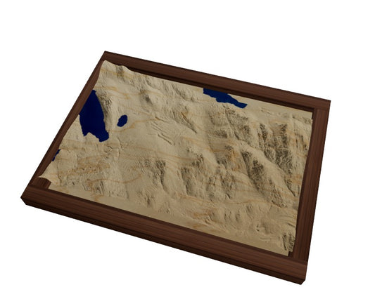 Custom Wooden Map of Essex County, Vermont, United States