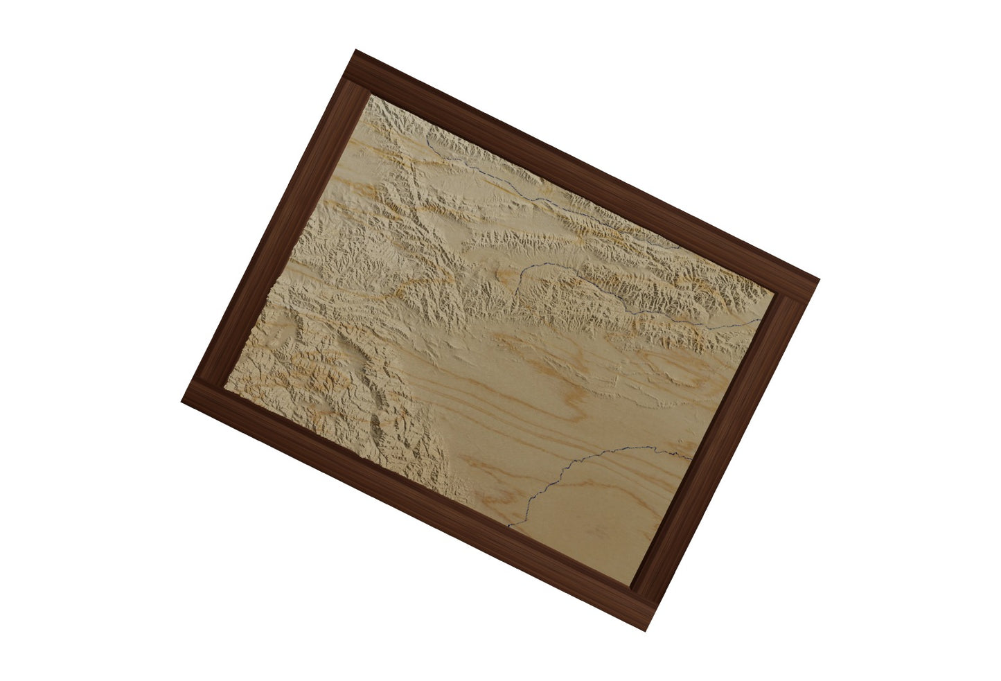 Your Custom Wooden Map