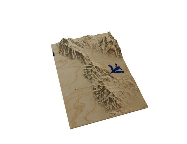 Custom Wooden Map of Weber County, Utah, United States