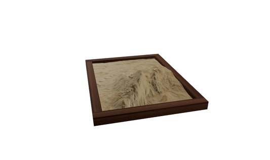 Custom Wooden Map of Franklin County, Vermont, United States