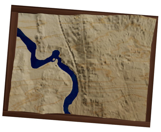 Custom Wooden Map of Addison County, Vermont, United States