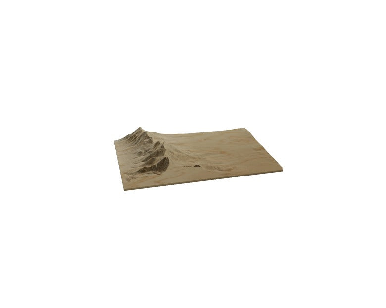 Custom Wooden Map of Summit County, Colorado, United States