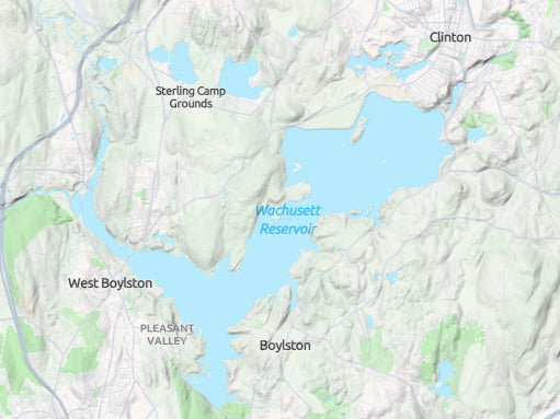 Custom 3d wooden map of Worcester County,Massachusetts,United States
