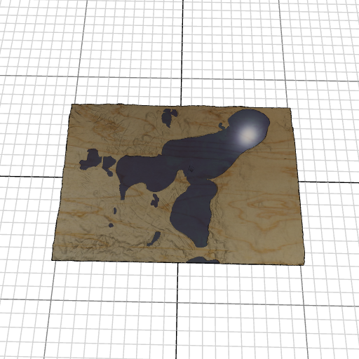 Custom 3d wooden map of Otter Tail County,Minnesota,United States
