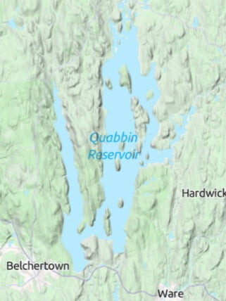 Custom 3d wooden map of Worcester County,Massachusetts,United States