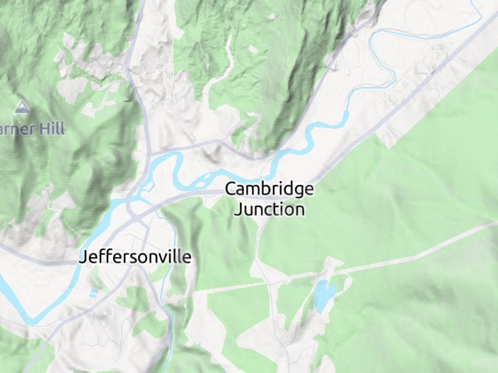 Custom 3d wooden map of Lamoille County,Vermont,United States
