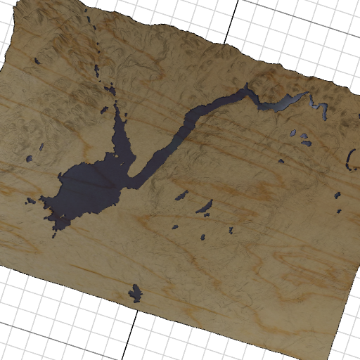 Custom 3d wooden map of Saratoga County,New York,United States