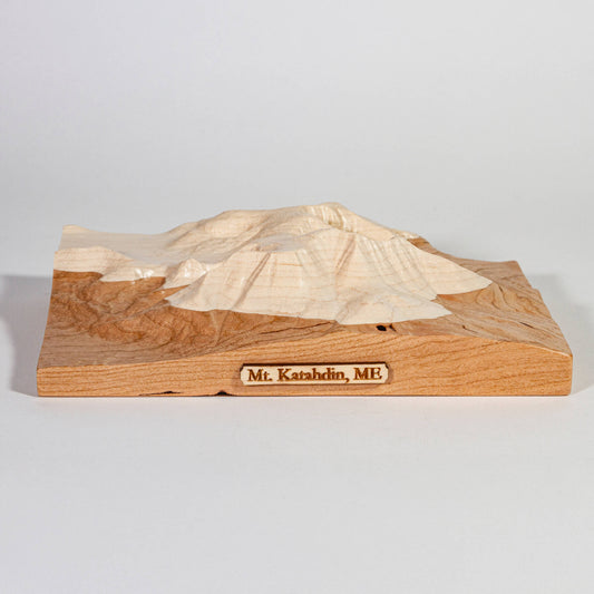 Mt Katahdin Topographic 3D Relief Map | Maine Gift