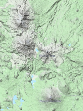 Custom 3d wooden map of Deschutes County,Oregon,United States