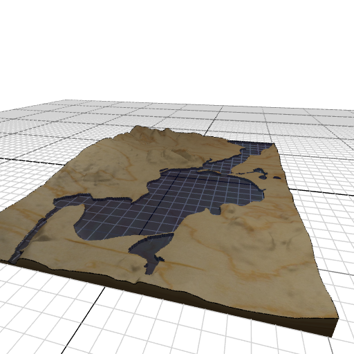 Custom 3d wooden map of Belknap County,New Hampshire,United States