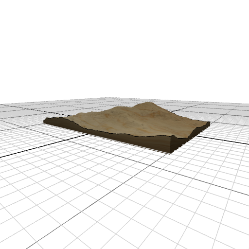 Custom 3d wooden map of Merrimack County,New Hampshire,United States
