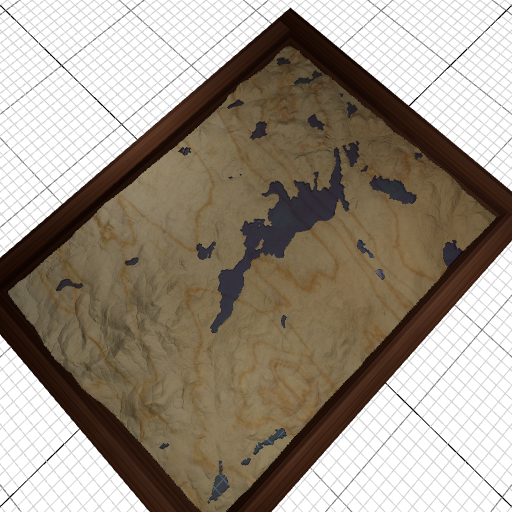 Custom 3d wooden map of Merrimack County,New Hampshire,United States