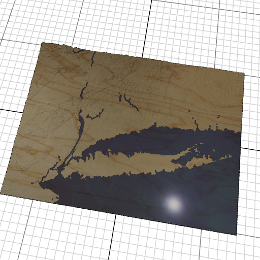 Custom 3d wooden map of Greater Bridgeport Planning Region,Connecticut,United States
