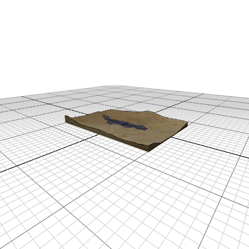 Custom 3d wooden map of Franklin County,Vermont,United States