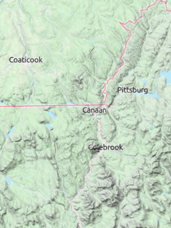 Custom 3d wooden map of Essex County,Vermont,United States