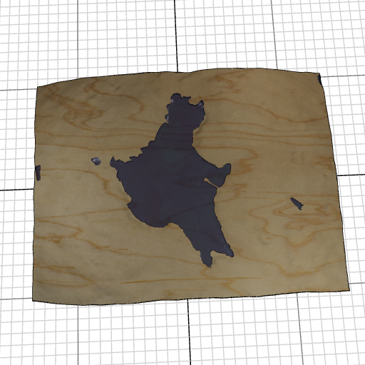 Custom 3d wooden map of New London County,Connecticut,United States