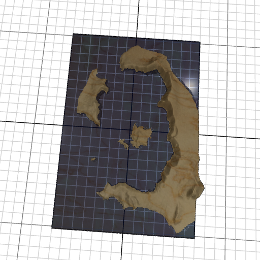 Custom 3d wooden map of Greece