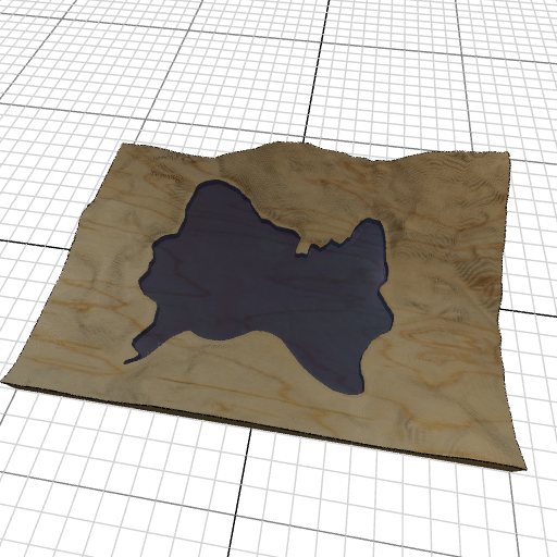 Custom 3d wooden map of Hillsborough County,New Hampshire,United States